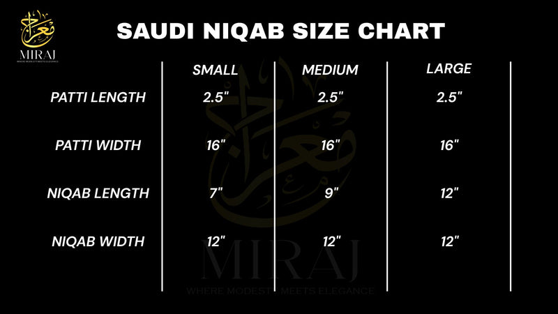 Saudi Niqab - Hard Patti