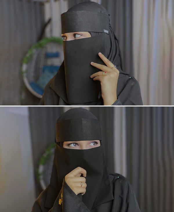 Saudi Niqab - Hard Patti